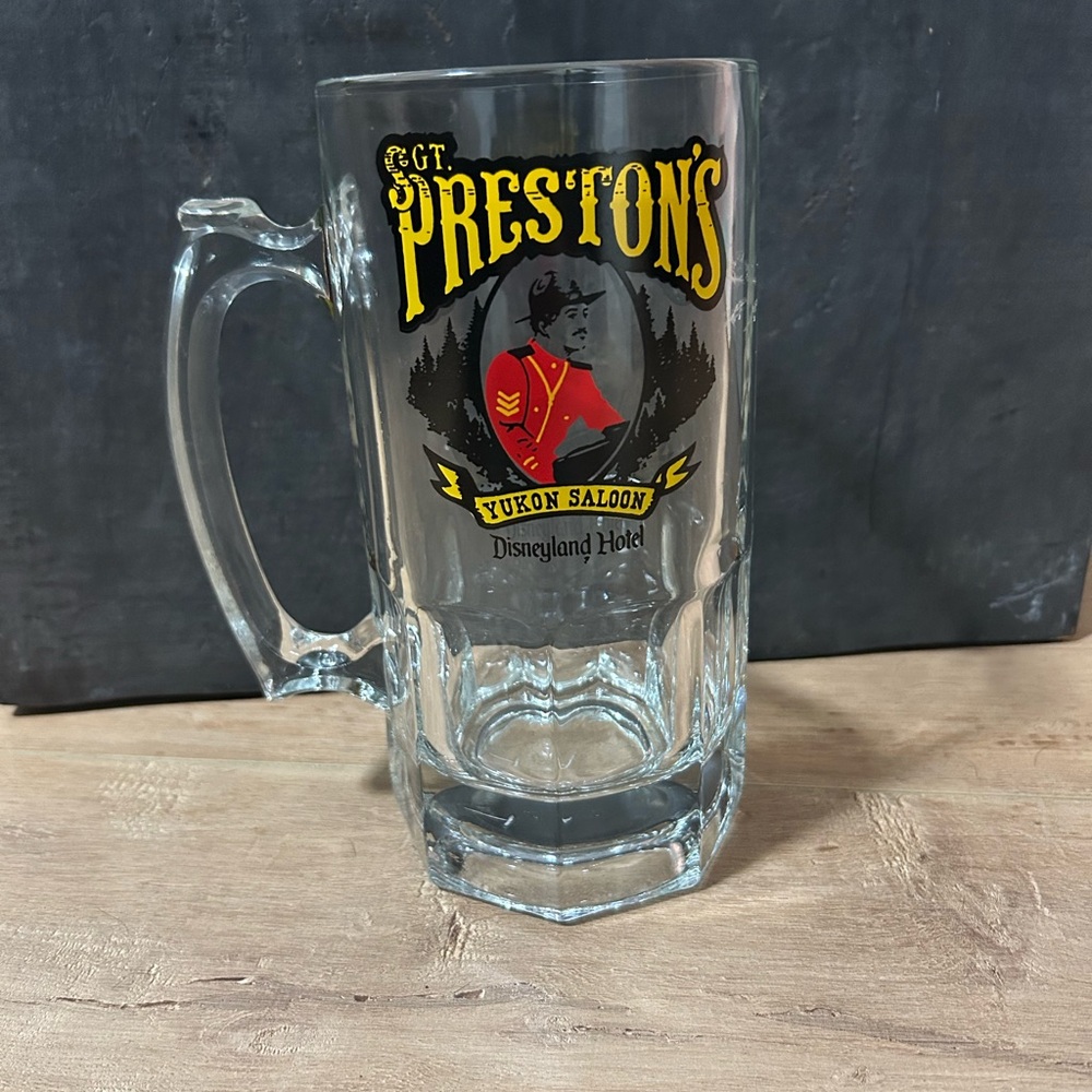 Vintage Disneyland Hotel Sergeant Prestons Yukon Saloon Beer Mug